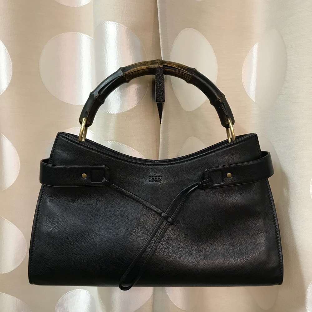 Gucci Leather East West Handbag - Picture 1 of 6